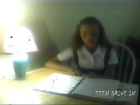 Teen with kinky ideas gets her tits fucked hard